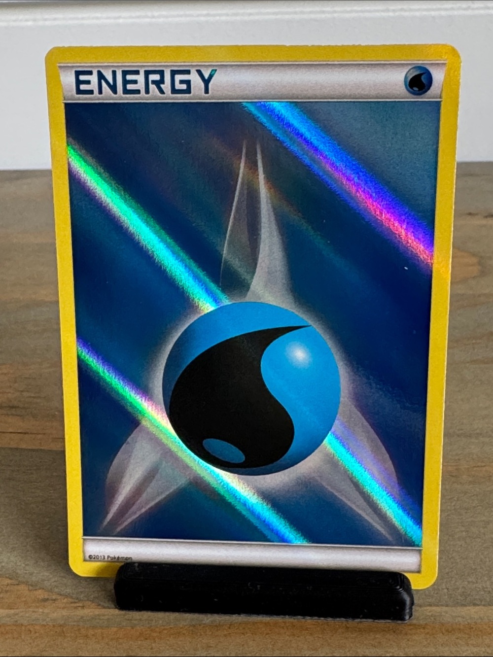 Pokémon | Basic Water Energy Holo (2013) - Collectible Trading Card